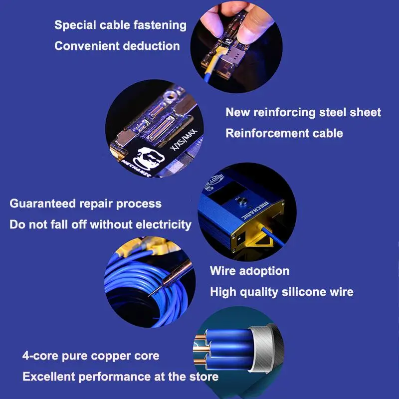 Dreamestone Mechanic iBoot коробка для iPhone Android ремонт DC кабель питания Мобильный телефон батарея загрузки Ремонт тест загрузочный кабель