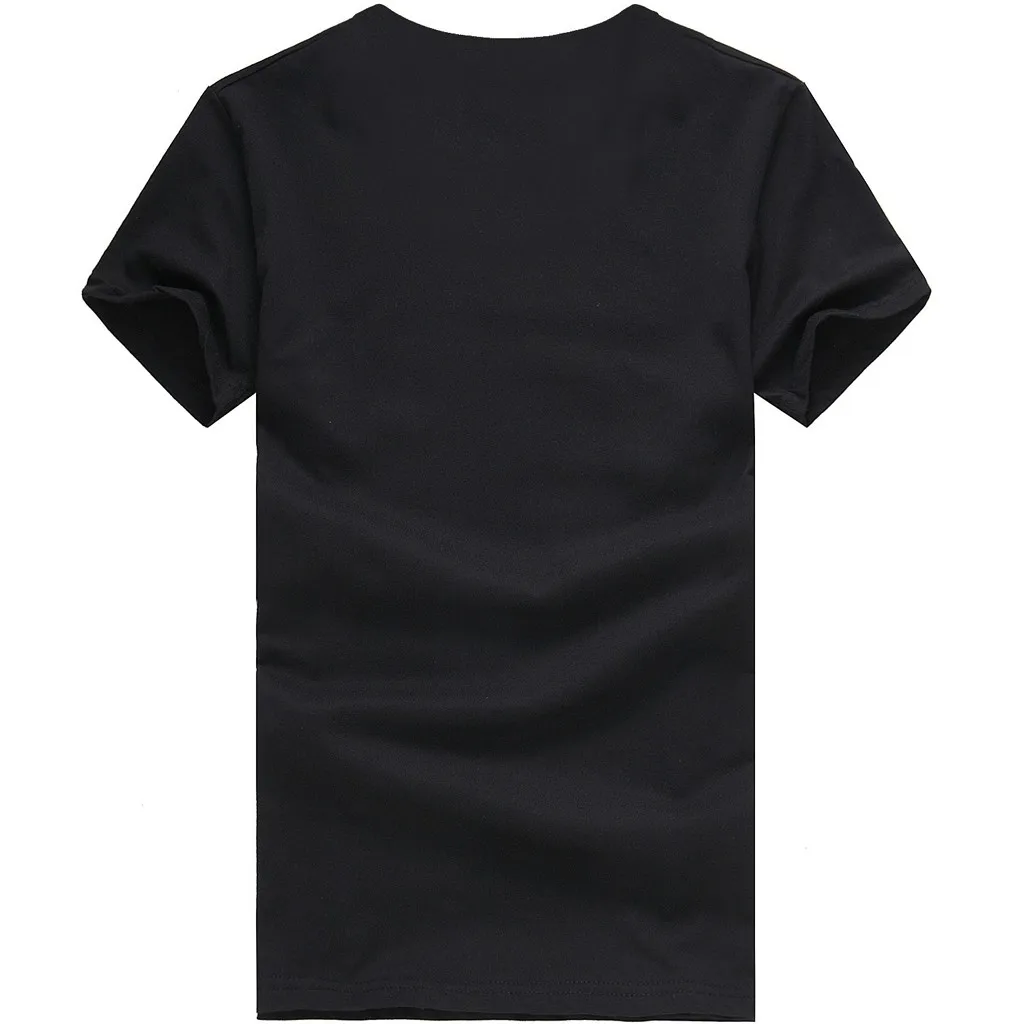 Feitong T-shirt s мужские вечерние повседневные рождественские принты с круглым вырезом и коротким рукавом Футболка уличная футболка Футболки Топы Homme