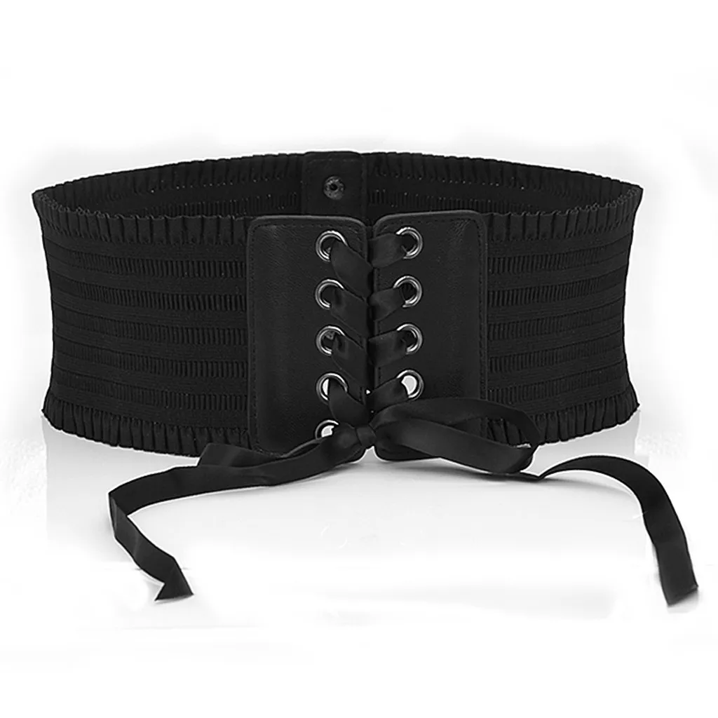 Belts for Women Luxury Fashion Women Ladies Waist Belt Body Belt Wide Elastic Belt Dress Accessories female deduction#30105