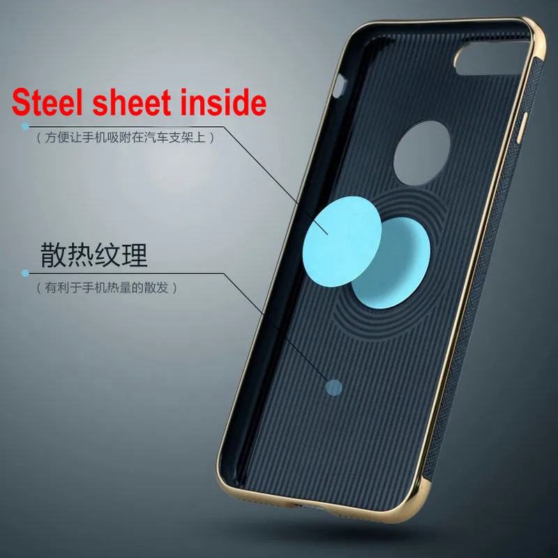 Чехол iPaky для Apple iPhone 7 Plus 100% оригинал тонкий мягкий ТПУ чехол на заднюю панель