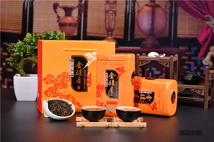 Черный чай Jinjunmei Подарочная коробка для весеннего чая 250 г 500 Oolong оптом = зеленый