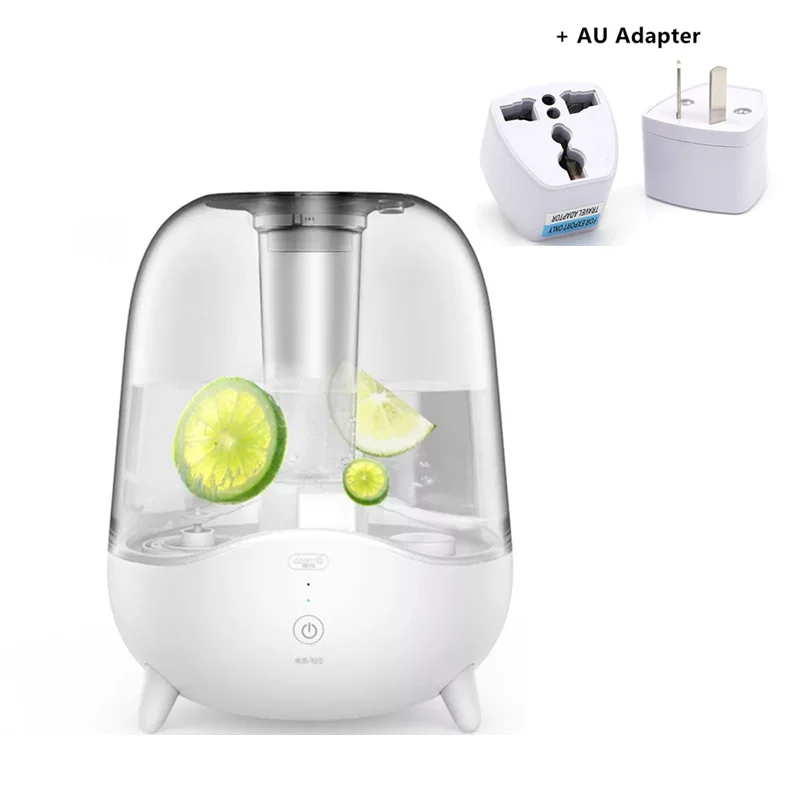 Add AU Adapter Mijia Deerma 5L увлажнитель воздуха прозрачный аквариум офис Домашний ароматерапия humifador немой распыляющий увлажнитель воздуха DEMF325 - Цвет: Add AU Adapter