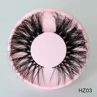 

HZJY Bulk 25mm 5d Fluffy Siberian Mink Eyelashes
