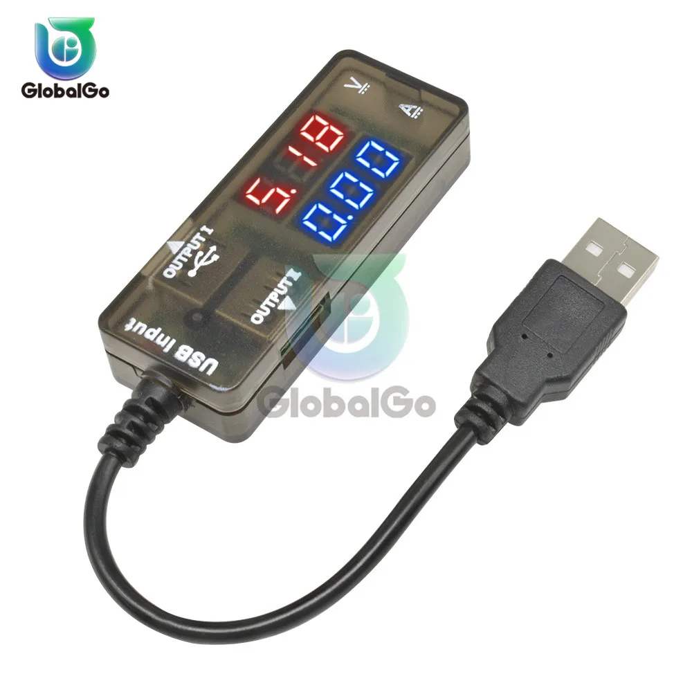 

DC USB Tester Current 3.2-10V Amp Voltage Meter Doctor Ammeter LCD Digital Monitor Mobile Power Indicator Bank Usb Charger