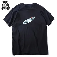

COOLMIND 100% cotton high quality space men T shirt loose summer men Tshirt o-neck men t-shirt male men tee shirt mo0153