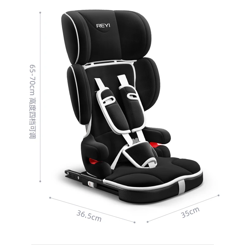 Light Portable Child Car Safety Seats Baby Car Seat ISOFIX Seat Child Safety Hard interface Baby Booster 9M-12Y