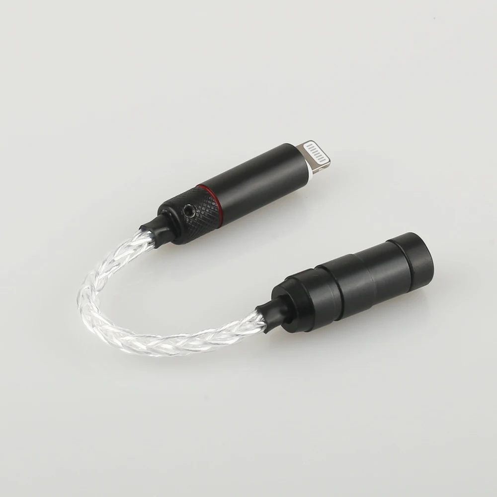 for Lightning to 3 5mm 2 5mm headphone jack adapter for iPhone 8 X 7 plus 5 6 5s