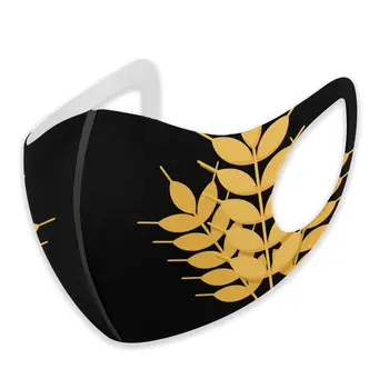

Three Bunches Of Wheat print The stylish windproof and dustproof mask can clean the dustproof external shielding cloth.