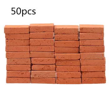 

50PCS Sand Table Simulation Brick DIY Building Scenery Portable Miniature Durable Kids Decorative Toy Landscape Modelling