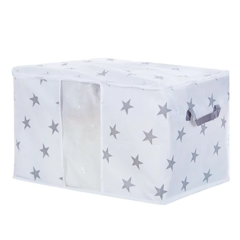 Сумка для хранения одежды органайзер для хранения игрушек под коробка для хранения в шкафу разделитель одежды органайзер сумка влагостойкий Органайзер - Цвет: Star