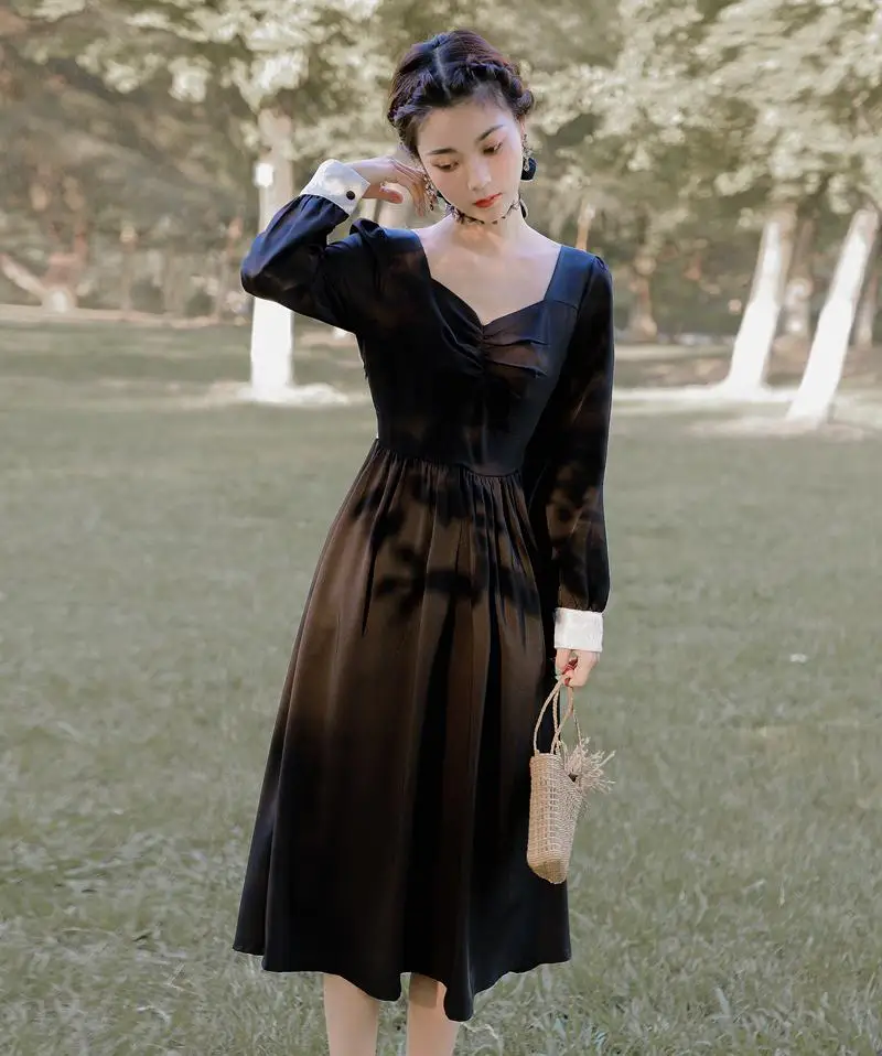 women new fashion designer autumn winter elegant vestidos slim bodycon party casual runway lace office work blue long dresses