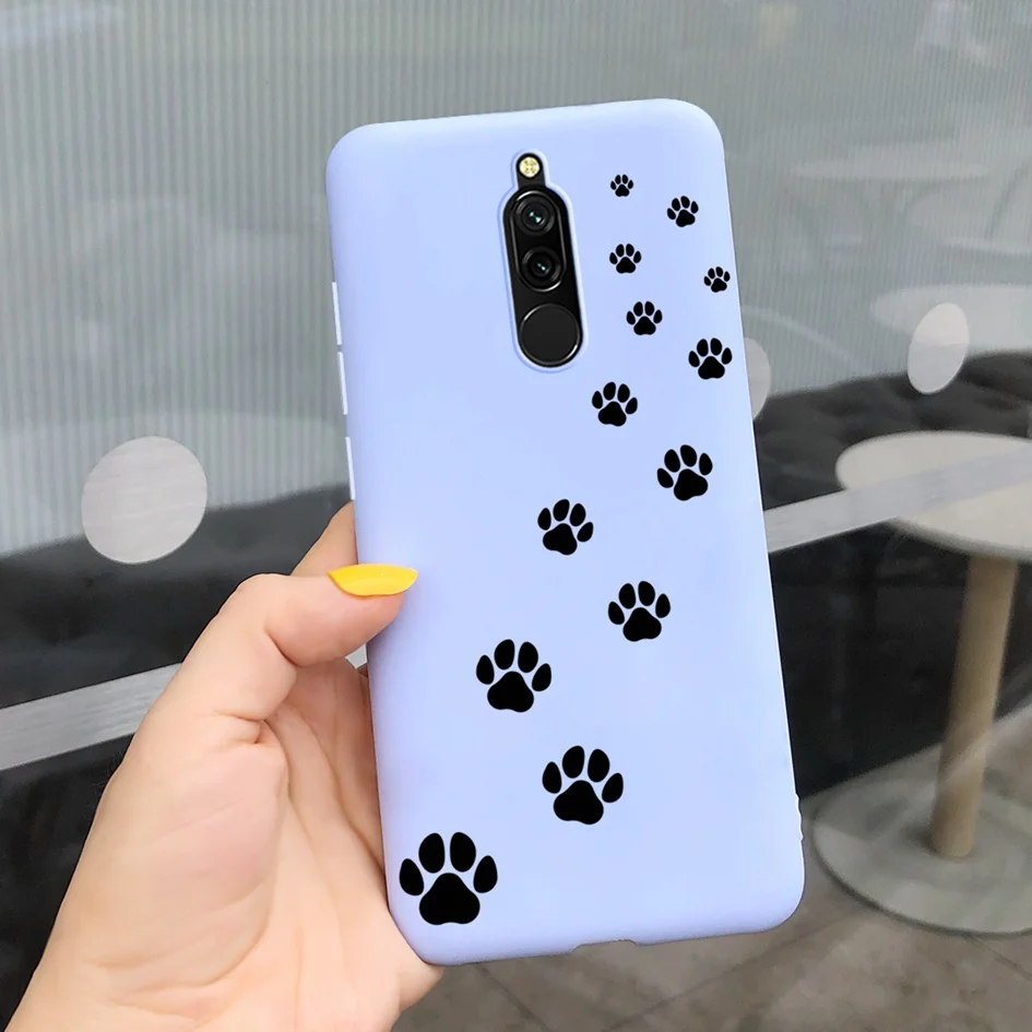 xiaomi leather case charging Ốp Lưng Cho Xiaomi Redmi 8 Trường Hợp Redmi 8A Lưng Coque Hoạt Hình Fundas Mềm TPU Túi Đựng Điện Thoại Cho Xiaomi Redmi 8 8A A8 Redmi8 Ốp Lưng cases for xiaomi blue