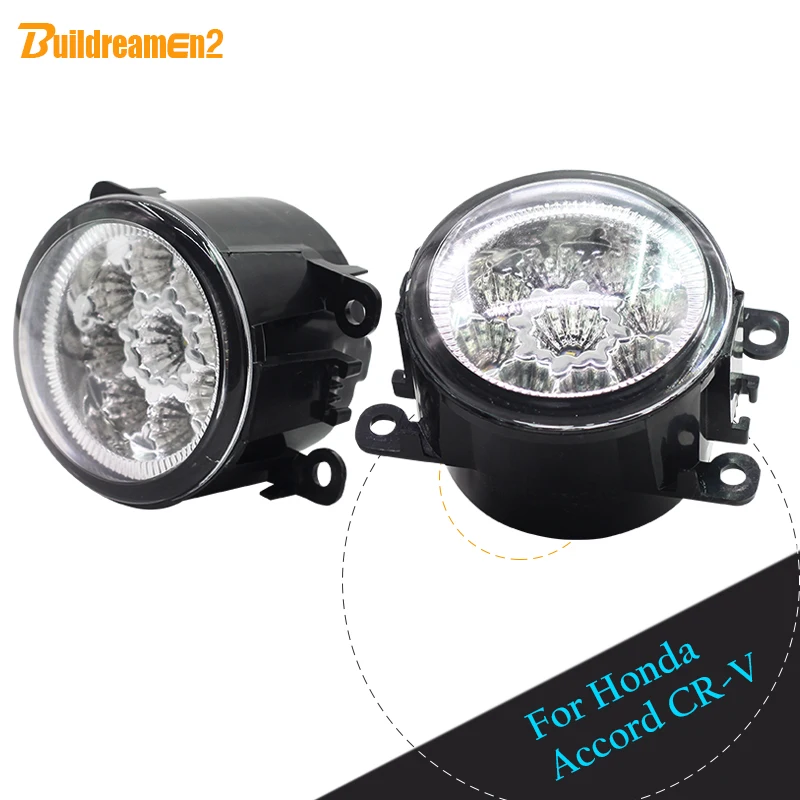 Buildreamen2 For Honda Accord CR V Pilot Car Right + Left Fog Light