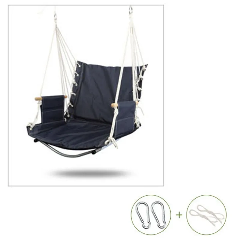 Садовый гамак, Спальное кресло, открытый детский осенний безопасный гамак, эргономичная стальная подставка для трубки - Цвет: L