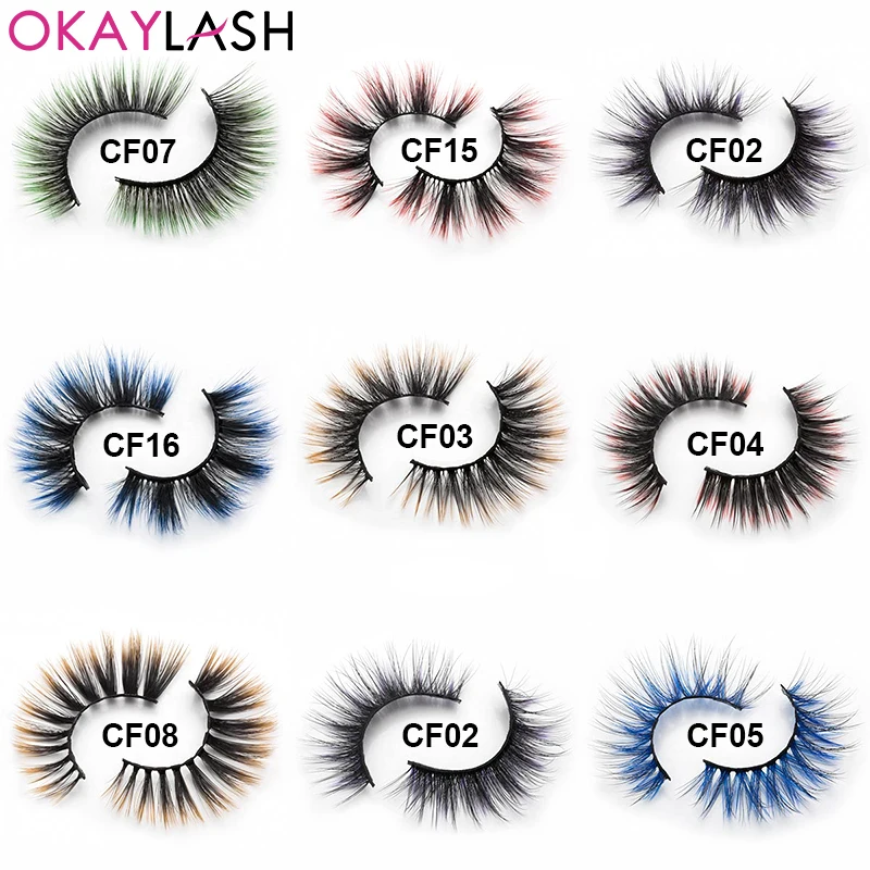 OKAYLASH White Color Natual Long Fluffy Soft Wispies False Eyelashes Natural Fake Snow Colored Lashes Cosplay Halloween Makeup -Outlet Maid Outfit Store Hb5c2914c849d43d8afac7dfad7aa6232y.jpg