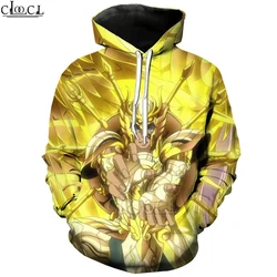 2021 New Fashion Knights of The Zodiac 3D Print Harajuku Hoodie Sweatshirt Unisex Hipster Autumn All-match Tops