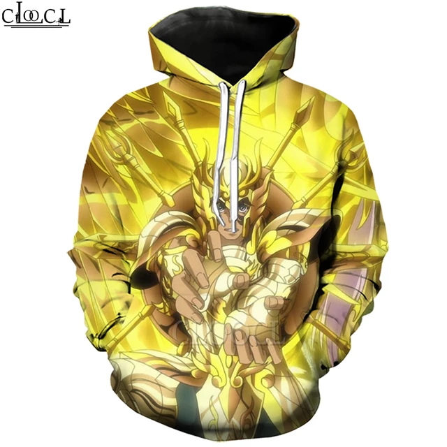 Sudadera con capucha con estampado de los caballeros del zodiaco para hombre y mujer, suéter con estampado Harajuku, Hipster Unisex combina con todo, otoño, novedad de 2021 _ -