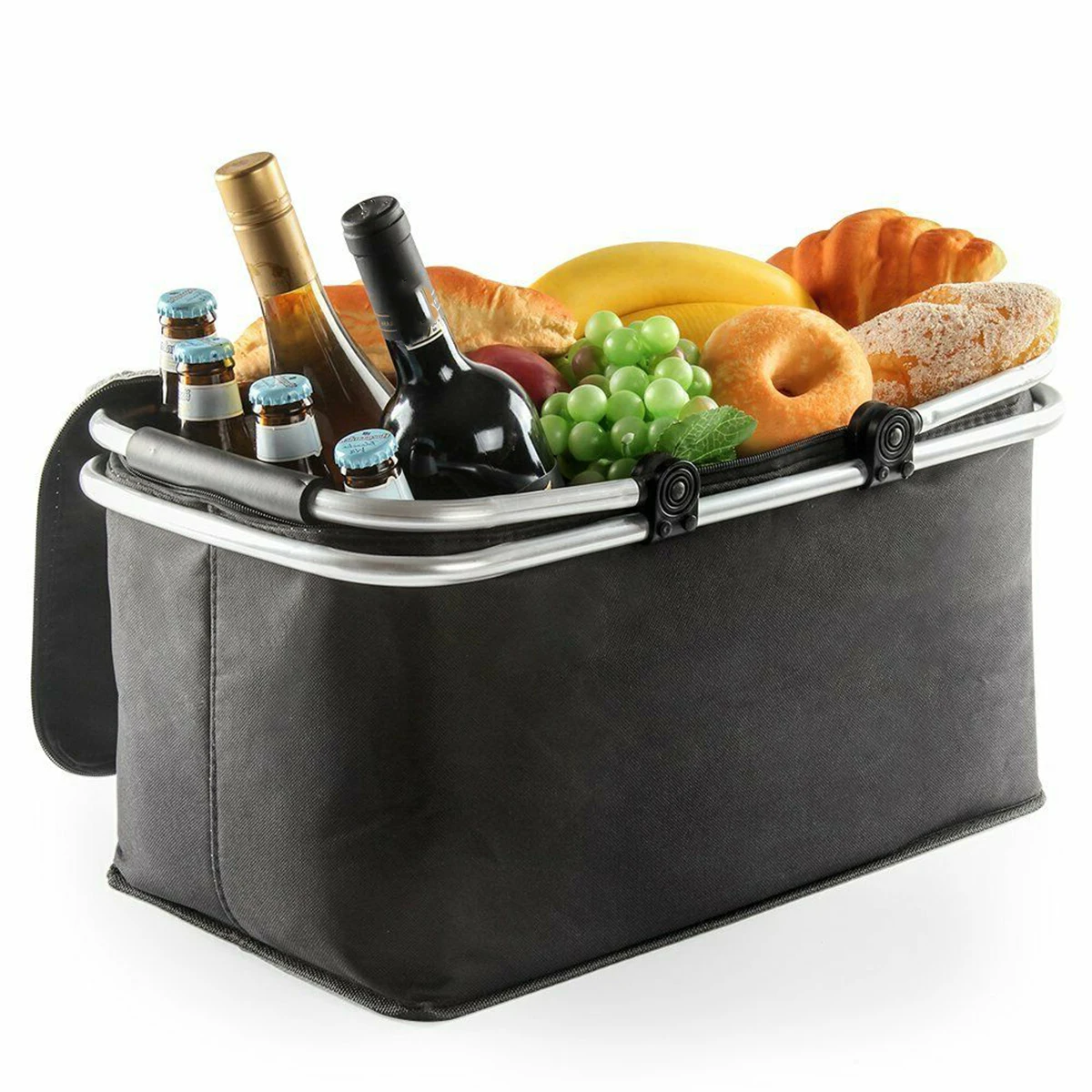 30L складная сумка для пикника Кемпинг Туризм изолированная ланча Корзина на