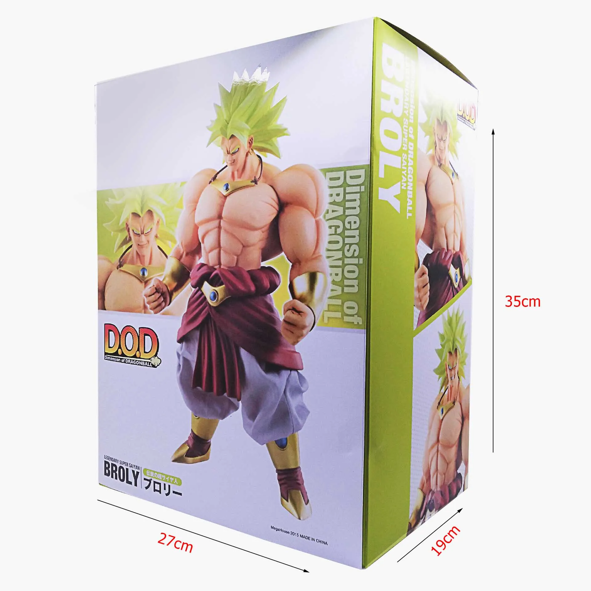 Dragon Ball Z Super Senshi Broly Super Saiyan ПВХ Коллекционная Фигурка Драконий жемчуг фигурка модель игрушки - Цвет: D with box