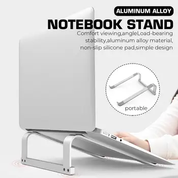 

Aluminum Alloy Portable Laptop Stand Computer Desktop Heightening Bracket PC Tray for 11 - 17 inch Laptop and Tablet