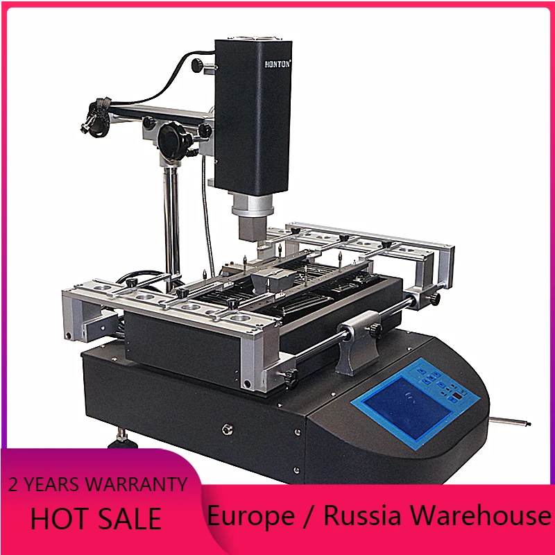Паяльная машина горячего воздуха 3 зонная паяльная станция Honton R490 BGA для ремонта