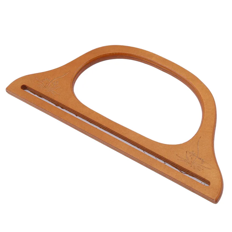 New Style High Quality Wooden Handle For Handmade Bag Handbag DIY Bags Purse Handle Handcraft Supplies Bag Accessary