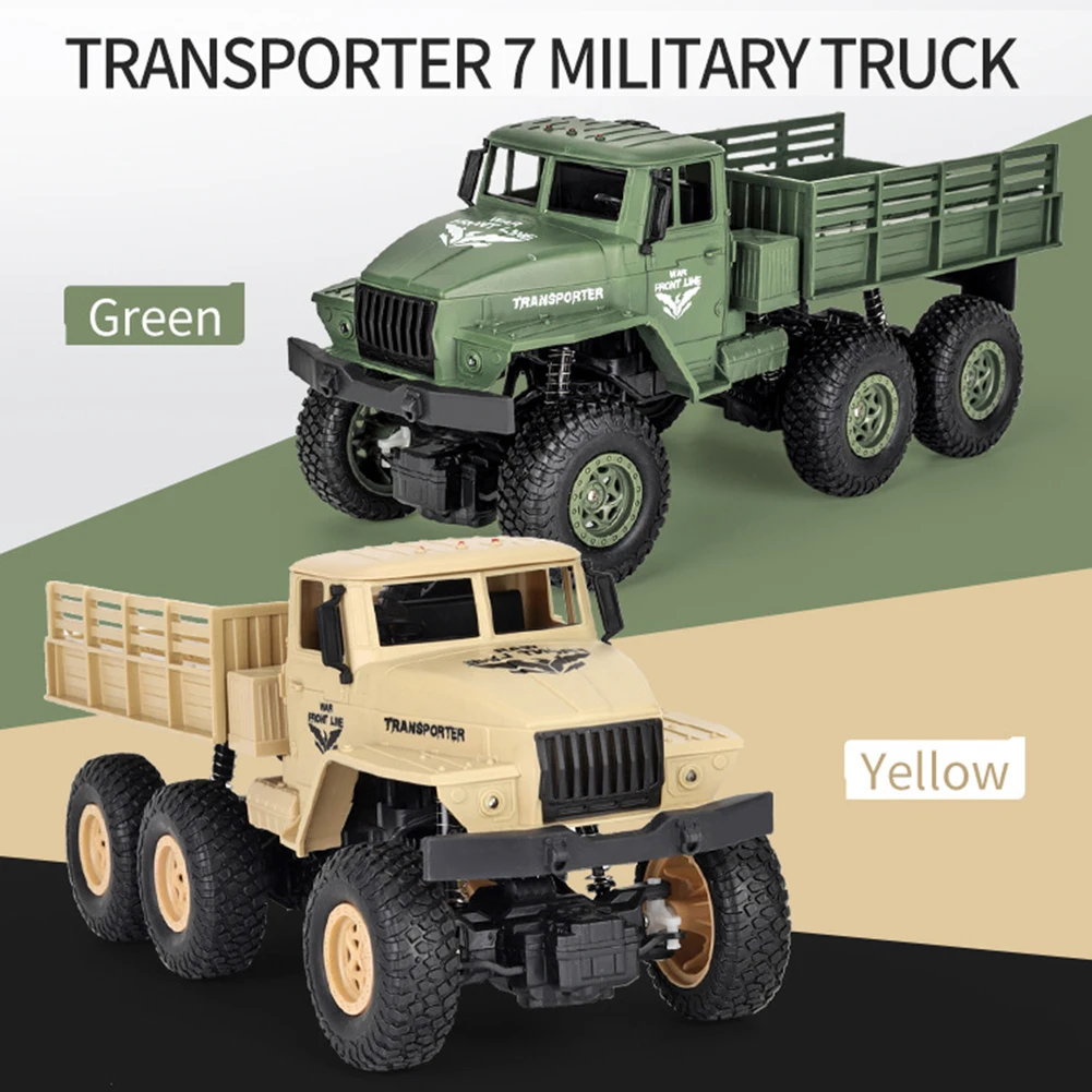 Q68/Q69 1/18 2,4 г 6WD 10 км/ч RC светодиодный военный автомобиль gps-трекер свет джип четырехколесный привод внедорожник MEducation детская игрушка