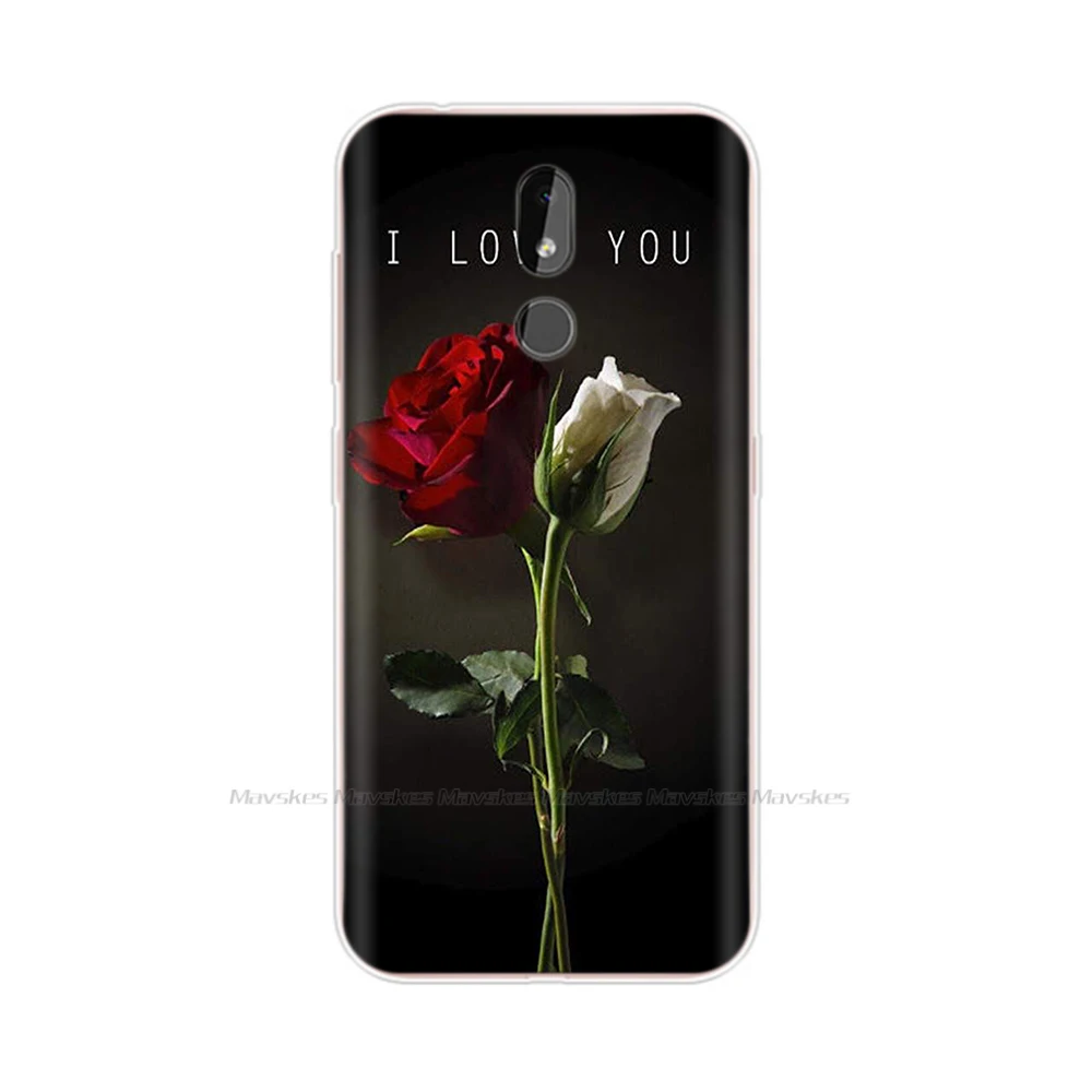 Cartoon Floral Cat Soft Silicone Phone Case - Fun & Durable Back Cover