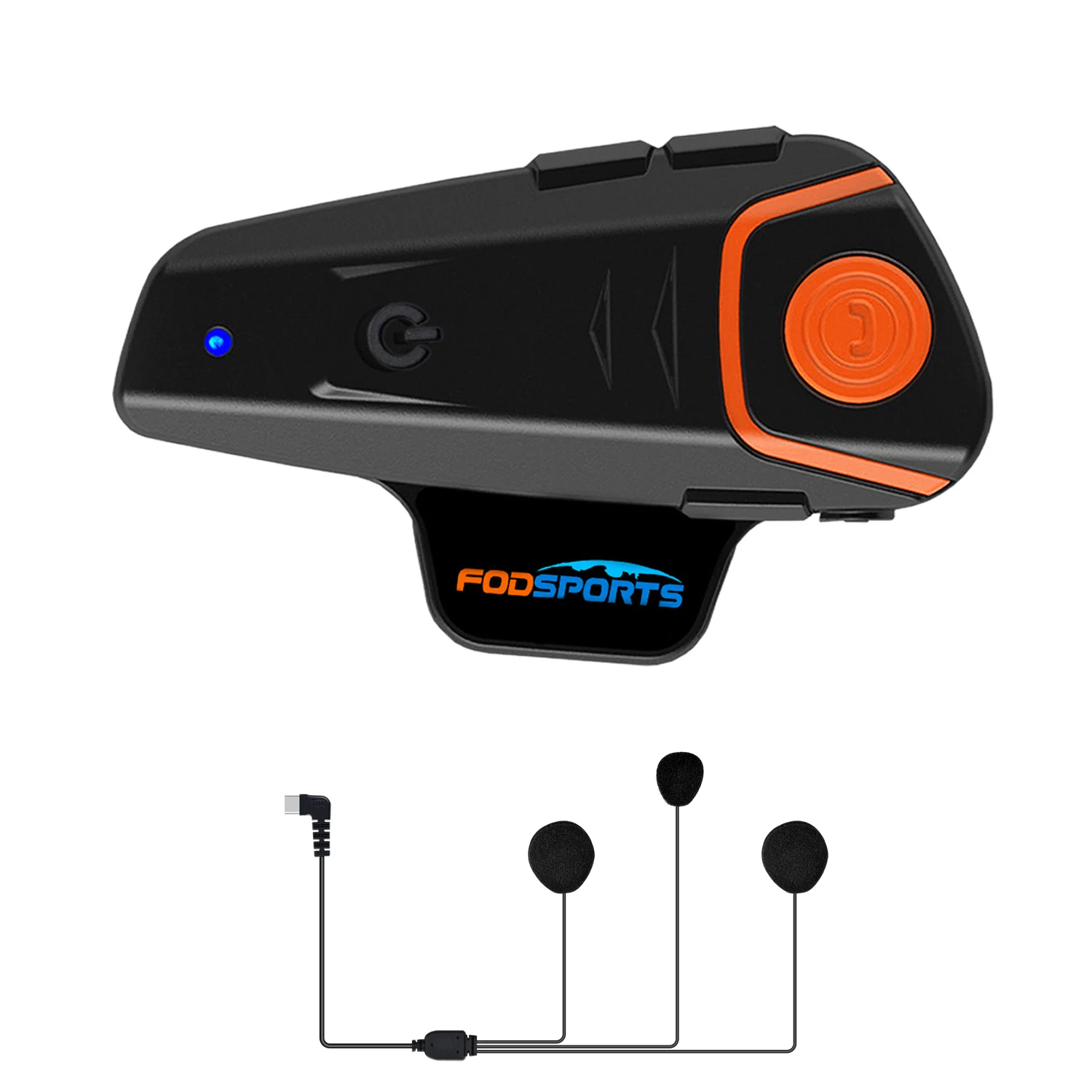 BT-S2 Bluetooth Motorcycle Helmet Headset MP3 Microphone 