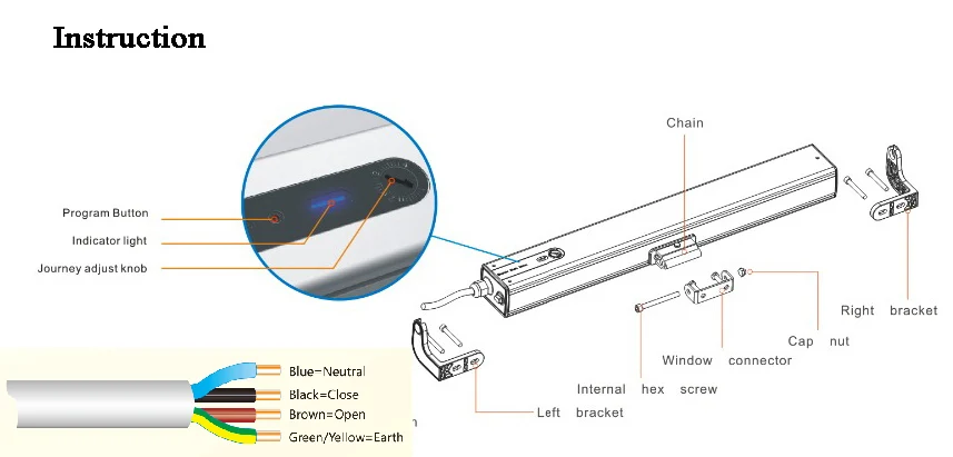 aberto fechar janela skylight atuador motor estufa driver broadlink alexa ifttt