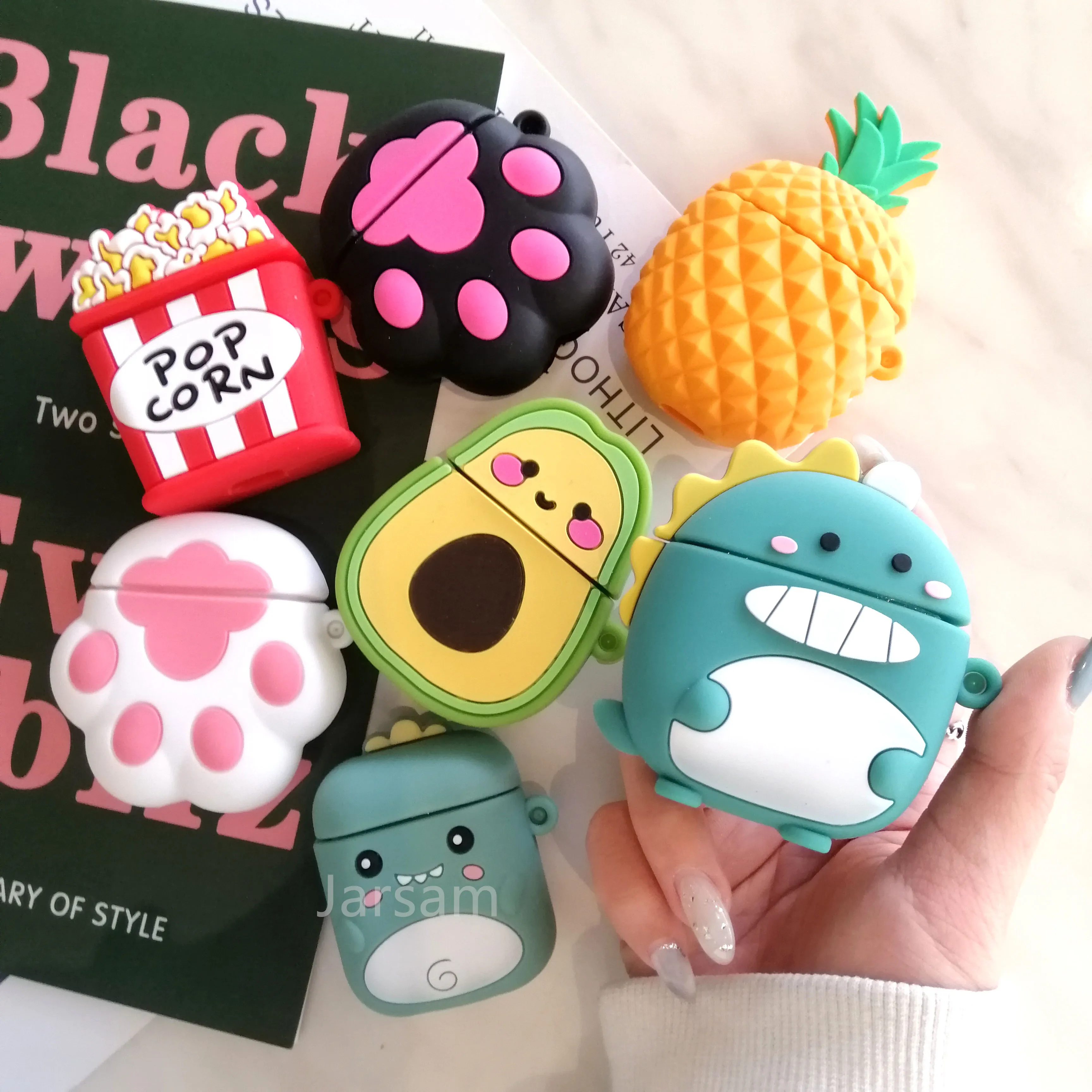 Cartoon For airpods case Silicone Cover For airpods Case Cute Earphone 3D Headphone case Protective Cartoon For airpods case Silicone Cover For airpods Case Cute Earphone 3D Headphone case Protective