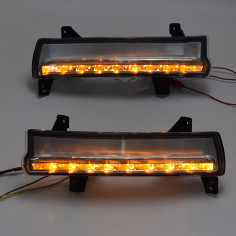 СВЕТОДИОДНЫЙ DRL Дневной светильник противотуманная фара автомобиля 12V для бега светильник s для Jeep Compass