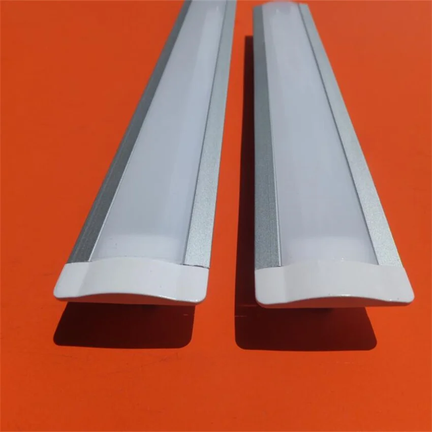 YANGMIN Free Shipping 1M/PCS 6063 aluminum extruded profiles with Milky Cover and  End Caps and  Clips 5 years warranty