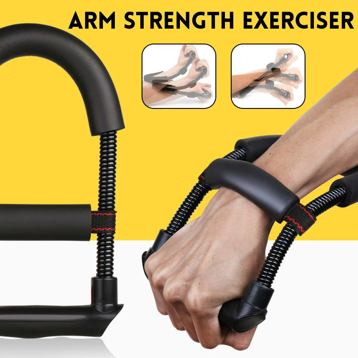 Hand Grip Adjustable Forearm Hand Wrist Exercises Machine Arm Trainer Device