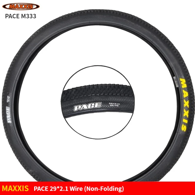Maxxis PACE M333 MTB Складные шины 26/27/29X1,95/2,1 горный велосипед шины анти прокол велосипедные шины - Цвет: 29X2.1