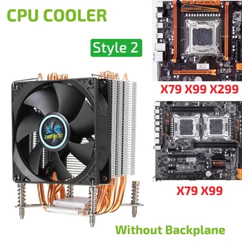 

6 Heatpipes PC CPU Cooler Heatsink 9cm Quiet Fan Cooling 3/4 Pin Cooling Fan Cooler Radiator For 775 115X 1366 2011 X79 X99 299