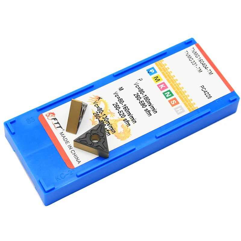 10 шт. TNMG160404 TM PC4225 высококачественные твердосплавные вставки Поворотная лопасть TNMG 160408 токарный станок с ЧПУ для резки металлических пластин TNMG160412