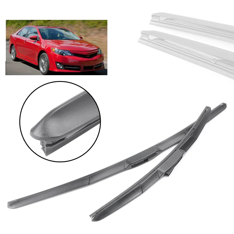 

LUCKMART Car Front Windshield Wiper 26" + 18" Car Wiper Blades For TOYOTA CAMRY XV50 2012-2017 (U Type Hook Wiper Arm ONLY)