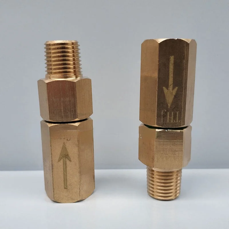DN8 air compressor check valve for screw air compressor special accessories oil return check valve oil return pipe