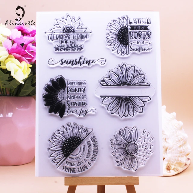Happy Birthday Wishes Stamps DIY Scrapbooking Card Album Paper Craft Rubber  Transparent Silicone Stamp Card Making Stamps - AliExpress
