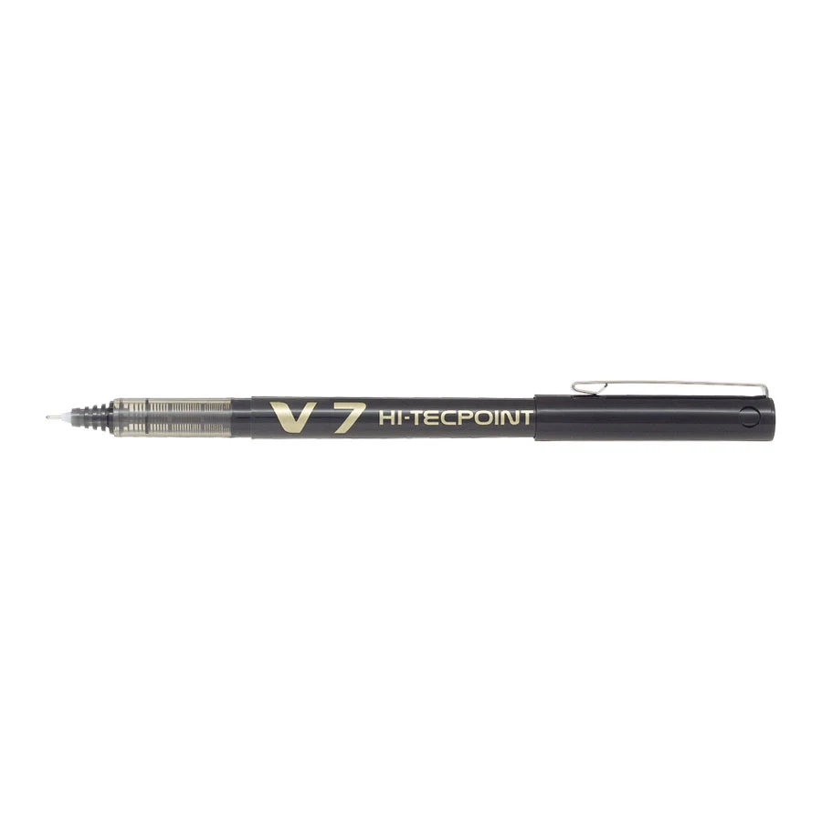 Pilot Hi Tecpoint V7 черный 0 7 мм маркер для жидких чернил|Шариковые ручки| |