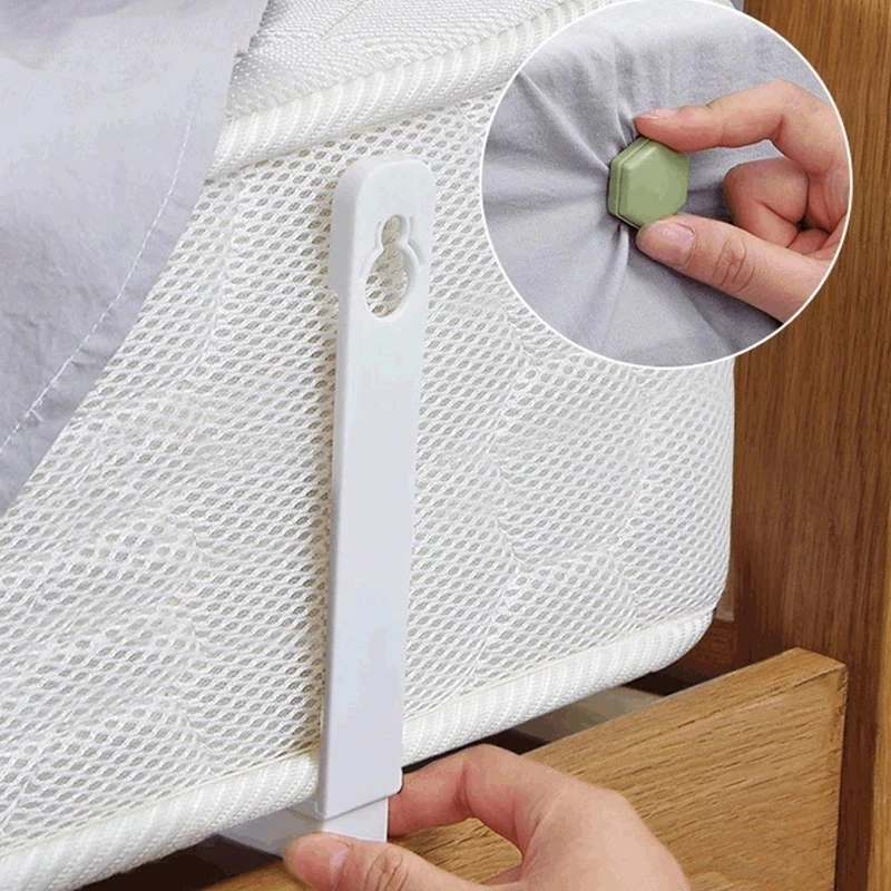 4pcs/set Bed Sheet Clip Belt Fastener Mattress Non-slip Quilt Covers Holders Gripper Clips for Sofa | Дом и сад