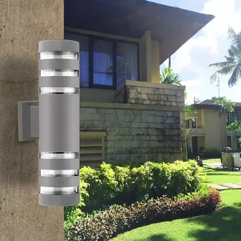 

LED Wall Light E27 Holder Base Outdoor Lighting Waterproof Up Down LED Wall Lamp Fixtures Industrial Decor For Garden (No Bulb)