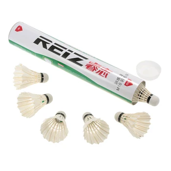 

12pcs M10 White Replacement Badminton Balls Goose Feather Badminton Ball Training Match Shuttlecocks Recquet Sport Supplies