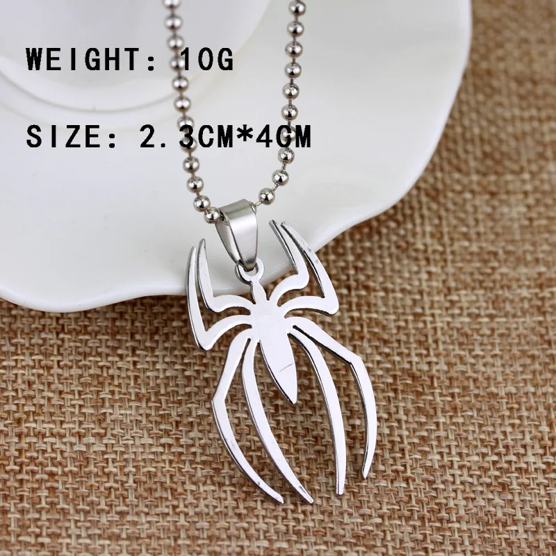 Spider Necklace for Teen Girls Zinc Alloy Pedant Choker Jewelry Necklaces for Women Men