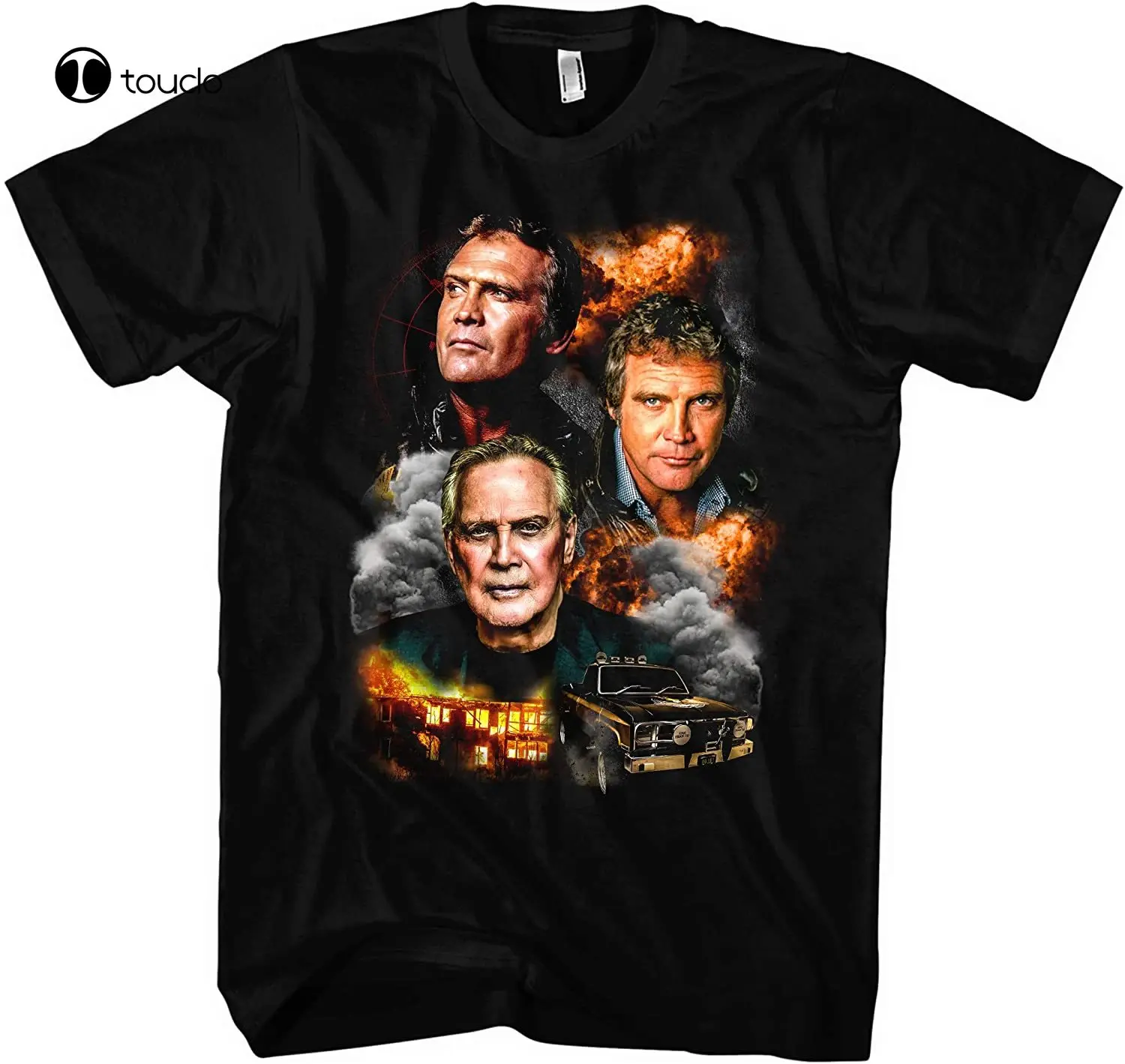 T-Shirt Da Uomo E Da Donna Louis De Funes Vintage Balduin Fantomi Retro Cult Tee Shirt