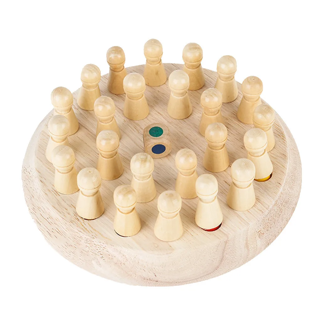 Детская Деревянная шахматная палочка с памятью, забавная настольная игра с блоком, обучающая цветная Когнитивная игрушка для детей, подарок