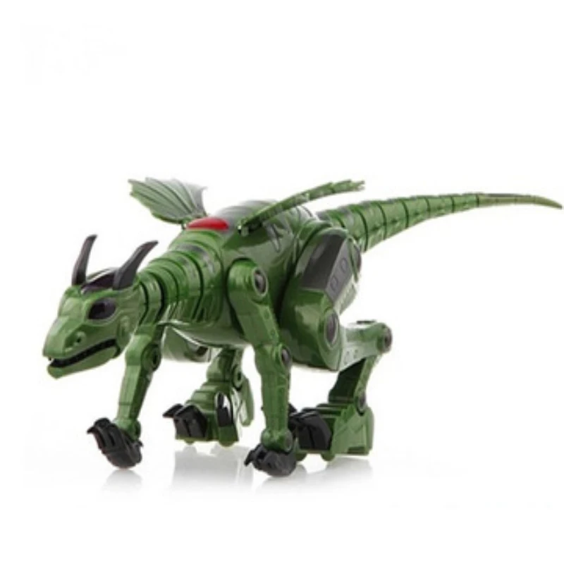 Walking Electric Dinosaur Cool Lights Dynamic Music Singing S-Shaped Bionic Wings Tail Swing Tyrannosaurus Rex Animal Dinosaur 6