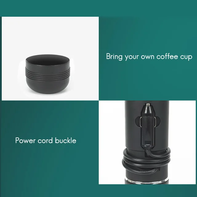 Mindent Egy Elektromos Kávéfőzőben Mini Otthoni Kávéfőző Sörfőzde K-Cup Hüvely És Nespresso Kapszulák Autó Eszpresszógéphez - Image 5