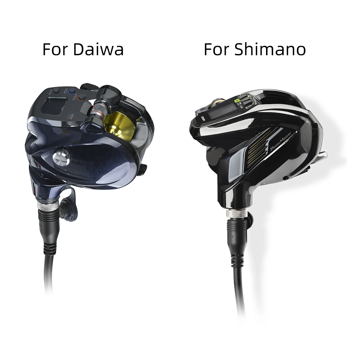 ダイワ HYPER TANACOM 500DX 電源コード かもしセット リール Gomexus-daiwa tanacom 270 500 seaborg 750-1000用電源コード